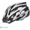 Cyklistická helma Etape Biker stříbrná/černá matná 2022