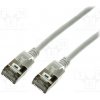 síťový kabel Logilink CQ9022S Patch, U/FTP, 6a, lanko, Cu, elastomer termoplastický TPE