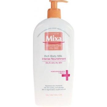 Mixa Rich Body Milk Intense Nourishment Intenzivní vyživující tělové mléko 400 ml