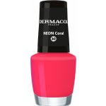 Dermacol Neonový lak na nehty 30 Neon Coral 5 ml – Zboží Dáma