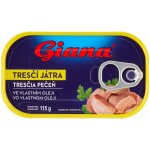 Giana Tresčí játra ve vlastním oleji 115 g – Sleviste.cz