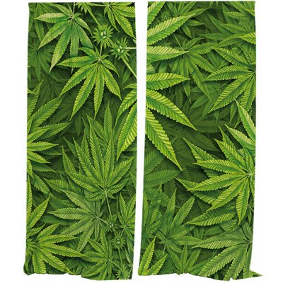 IMPAR Závěsy Cannabis (Rozměr : 140x250, Materiál: Interlock) – Hledejceny.cz