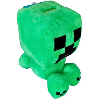 Mister License Plyšová pokladnička 3D MINECRAFT CREEPER zelená – Zboží Dáma