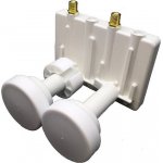 DI-WAY LNB MONOBLOCK TWIN 0,1dB 4,3st WHITE LEOPARD LINE – Zboží Živě
