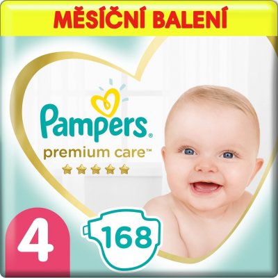 Pampers Premium Care 4 168 ks od 1 099 Kč - Heureka.cz