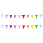 GIRLANDA BAREVNÉ VLAJKY PVC 10 m – Zboží Dáma