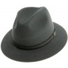 Klobouk Fedora Uomo Pelle šedá Q8028 12599/18AA