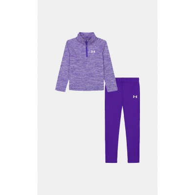 Under Armour dívčí set UA 1/4 Zip Legging Set modrá – Zboží Mobilmania