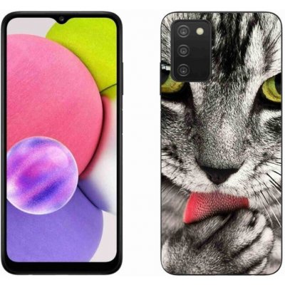 Pouzdro mmCase gelové Samsung Galaxy A03s - zelené kočičí oči – Zboží Mobilmania