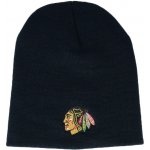 American Needle pánská zimní čepice Chicago Blackhawks Cuffless Knit Black – Hledejceny.cz