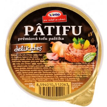 Veto Patifu Paštika tofu delikates 100 g