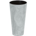 Prosperplast Květináč s vkladem TUBUS SLIM BETON EFFECT šedý 25 cm – Hledejceny.cz