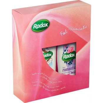 Radox Feel Romantic sprchový gel 250 ml + Feel Heavenly pěna do koupele 500 ml dárková sada