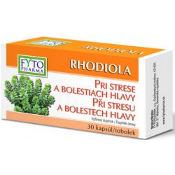 Fytopharma RHODIOLA tobolky při stresu 30ks