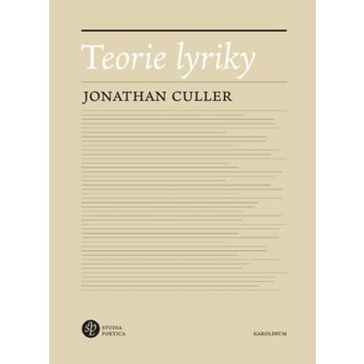 Teorie lyriky - Culler Jonathan