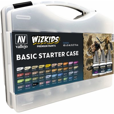 Vallejo Wizkids Premium Set 80260 Basic Starter Case 40x8ml – Zboží Mobilmania