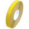Stavební páska FLOMA Super Korundová protiskluzová páska 18,3 m x 2,5 cm x 1 mm žlutá