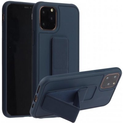 Pouzdro AppleKing s funkcí stojánku / úchytu iPhone 12 / 12 Pro - tmavě modré – Zboží Mobilmania