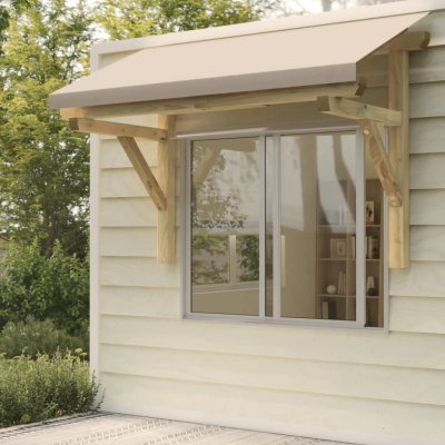 zahrada-XL Vchodová stříška 150 x 100 x 100 cm masivní borovice 49452 – Hledejceny.cz