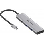 AlzaPower Metal USB-C Dock Station 5v1 140W APW-HCA5YX140 – Sleviste.cz