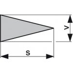 URDiamant Diamantový pilník nožovitý URD86-39 – Zboží Mobilmania