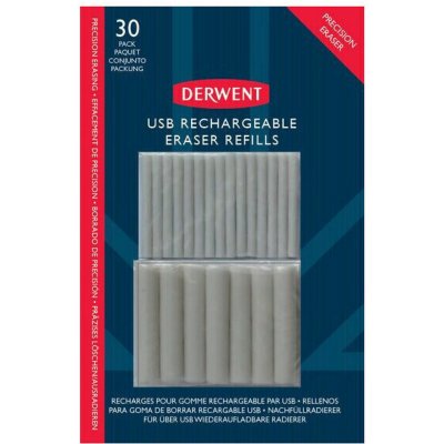 Derwent 2305811 náhradní gumové špalíky pro USB gumu 30 ks – Zboží Dáma