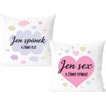 Polštář Jen spánek Jen sex – Zboží Dáma