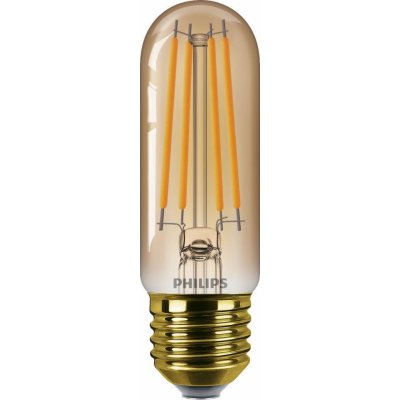Philips LED filament žárovka E27 T32 7W 40W 470lm 1800K nestmívatelná, jantarová – Zboží Živě
