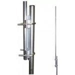 Nástavec na stožár 2m p.3,5cm s vinklem a dvěma třmeny, rozteč 100mm; PN2M352VR100 – Sleviste.cz