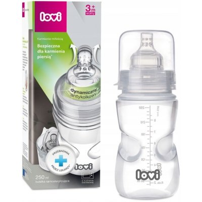 LOVI lahev samosterilizující transparentní 250 ml – Zboží Mobilmania