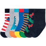 lupilu Dětské ponožky s BIO bavlnou, 7 párů (27/30, drak/pestrá) – Zboží Mobilmania