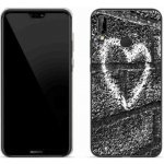 Pouzdro mmCase Gelové Huawei P20 Lite - srdce na zdi