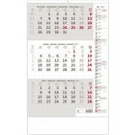 nástěnný Tříměsíční šedý s poznámkami 31,5cm x 45cm, N210-27 2027 – Hledejceny.cz