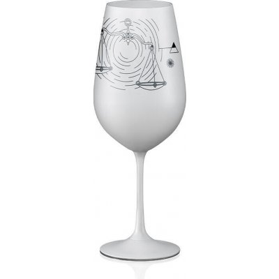 Crystalex sklenička na víno Váhy Bílá 550 ml – Zboží Mobilmania