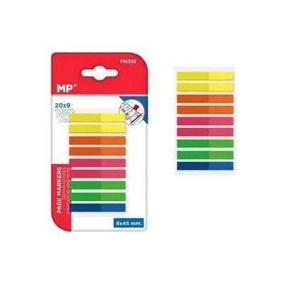 Plastové záložky indexovací MP 6MM X 45 MM – Hledejceny.cz