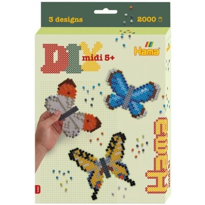 Hama MIDI Dárkový box- Motýlci, 2000ks