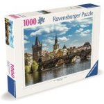 Ravensburger Praha: Pohled na Karlův most 1000 dílků – Zboží Dáma