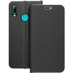 Pouzdro LUNA Book Carbon HUAWEI P Smart 2019 černé – Zboží Živě