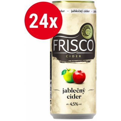 Frisco Jablečný Cider 24 x 330 ml (plech) – Zboží Dáma