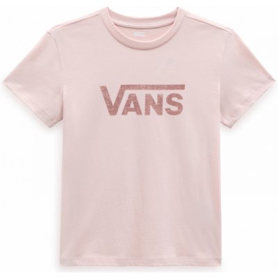 Vans Wm Drop V Ss Crew B růžová bílá