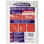 SPOKAR Zakrývací folie STANDARD HDPE 7 µm, 4 x 5 m – Hledejceny.cz