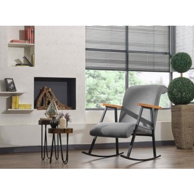 Atelier del Sofa Rocking Chair Yoka Grey – Zboží Mobilmania