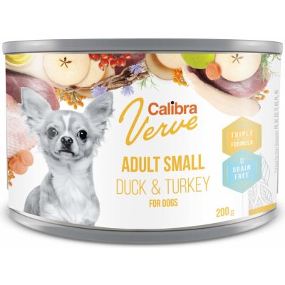 Calibra Dog Verve GF Adult Small Duck&Turkey 200 g – Hledejceny.cz