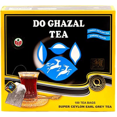 Do Ghazal Čaj černý sáčkový Super Ceylon Earl Grey 100 s. – Zbozi.Blesk.cz