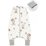 Miminu Teplejší spací vak s nohavičkami bavlna Kocourek a pampeliška bílá – Hledejceny.cz