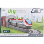 Vláčkodráha s rychlovlakem na baterie 67 ks – Zboží Dáma