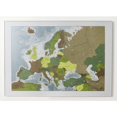 Future Map Company Evropa - nástěnná politická mapa Colour 1 – Zboží Mobilmania