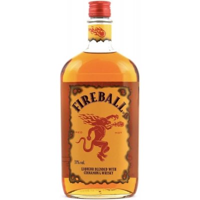 Fireball Cinnamon Whisky 33% 1 l (holá láhev)