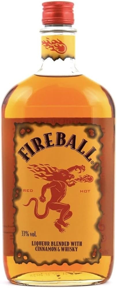 Fireball Cinnamon Whisky 33% 1 l (holá láhev)