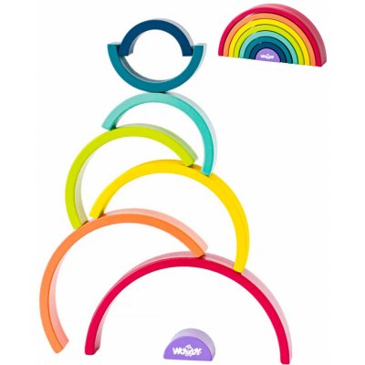 Janod Dřevěné kreativní kostky s předlohami 60 ks – Sleviste.cz